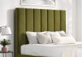 Amalfi Hugo Olive Upholstered Ottoman Single Bed Frame Only