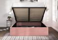 Amalfi Hugo Powder Upholstered Ottoman Compact Double Bed Frame Only