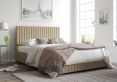 Naples Ottoman Eire Linen Natural Double Bed Frame Only