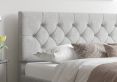 Rimini Ottoman Pastel Cotton Storm King Size Bed Frame Only