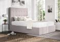 Piper Hugo Dove Upholstered Ottoman Compact Double Bed Frame Only
