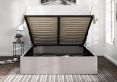 Piper Hugo Dove Upholstered Ottoman Super King Size Bed Frame Only
