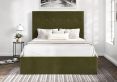 Piper Hugo Olive Upholstered Ottoman Single Bed Frame Only