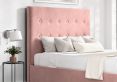 Piper Hugo Powder Upholstered Ottoman Compact Double Bed Frame Only