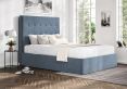 Piper Hugo Wedgewood Upholstered Ottoman Double Bed Frame Only