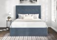 Piper Hugo Wedgewood Upholstered Ottoman King Size Bed Frame Only