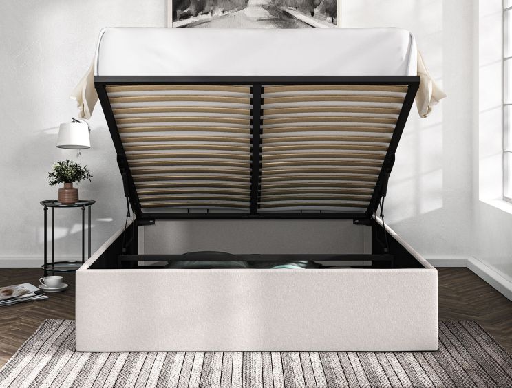 Piper Arran Natural Upholstered Ottoman Super King Size Bed Frame Only