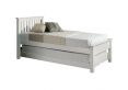 Atlantis White Wooden Single Guest Bed Including Underbed