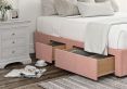 Continental 2+2 Drawer Arlington Candyfloss Upholstered Double Base Only