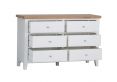 Eastwood White 6 Drawer Chest