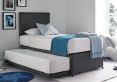Ellesmere Linoso Charcoal Upholstered Guest Bed Including Mattresses