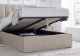 Linea Stone Upholstered Ottoman Double Bed Frame Only