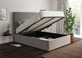 Napoli Hugo Platinum Upholstered Ottoman Double Bed Frame Only