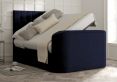 Dorchester Upholstered Hugo Royal Ottoman TV Bed - Double Bed Frame Only