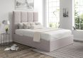 Turin Hugo Dove Upholstered Ottoman Compact Double Bed Frame Only