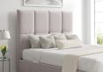 Turin Hugo Dove Upholstered Ottoman Compact Double Bed Frame Only