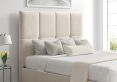 Turin Hugo Ivory Upholstered Ottoman Compact Double Bed Frame Only
