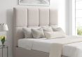 Turin Linea Fog Upholstered Ottoman Single Bed Frame Only