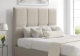 Turin Trebla Flax Upholstered Ottoman Double Bed Frame Only