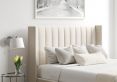 Essentials Winged Off White Ottoman Double Bed Frame