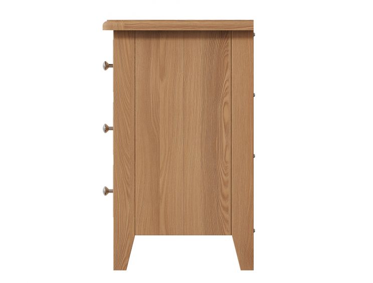 Gainsborough Light Oak 3 Drawer Bedside Cabinet Only