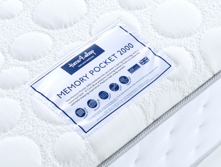Sleep Sanctuary Memory Pocket 2000 Mattress - Single Mattress Only