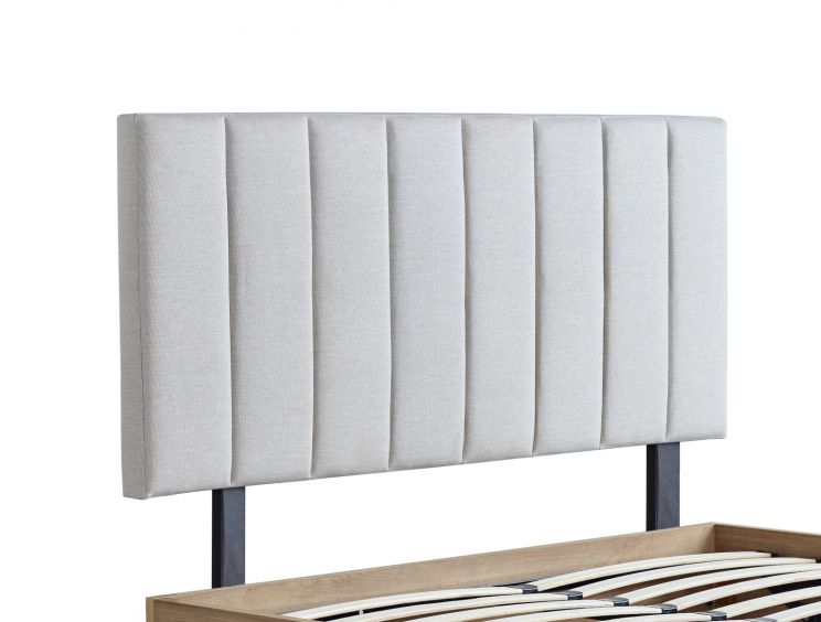 Molle Upholstered Off White Headboard - Double