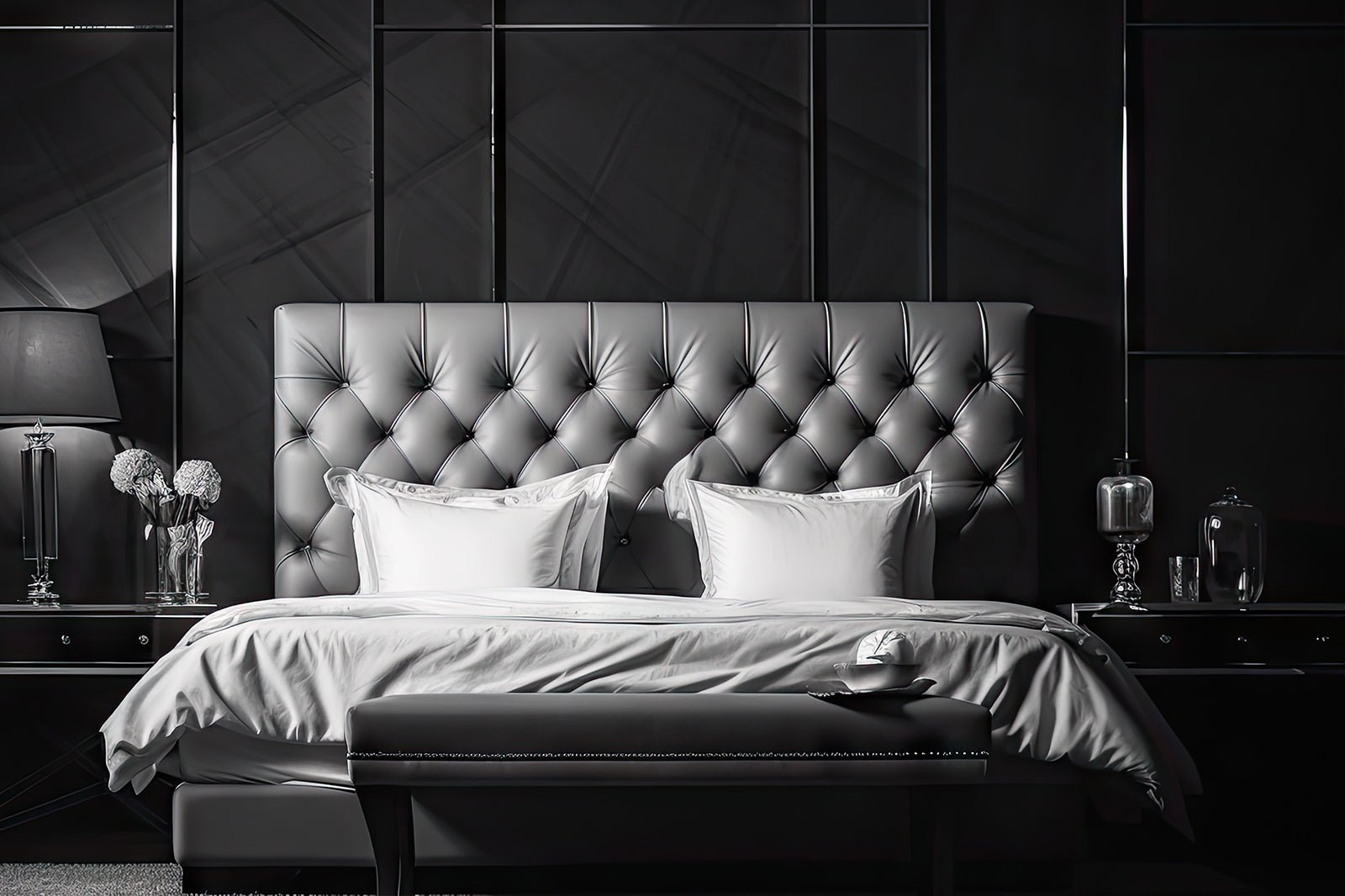Black and White Bedroom Inspiration - Time4Sleep