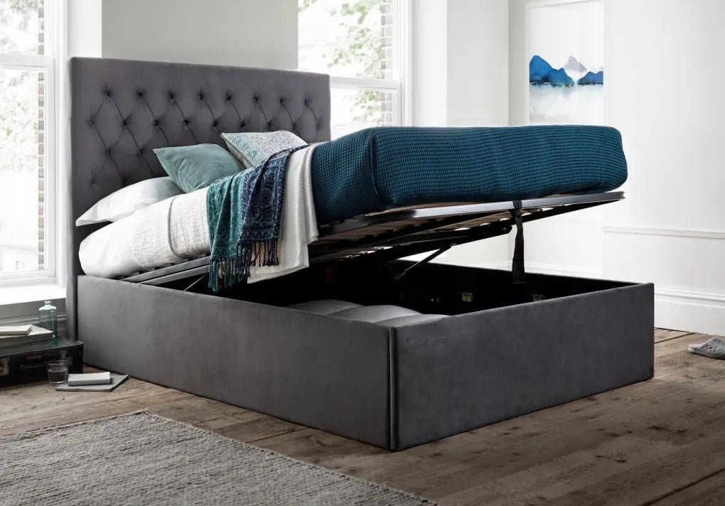 How to organise ottoman bed storage - Time4Sleep