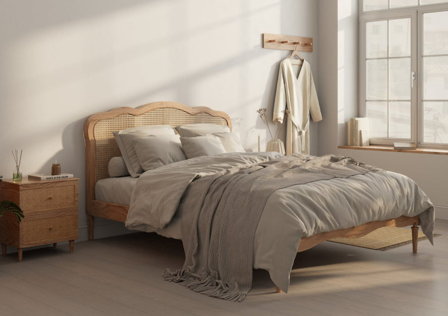 Natural Wood and Warm Tones: Tips for Creating a Cosy Bedroom Aesthetic - Time4Sleep