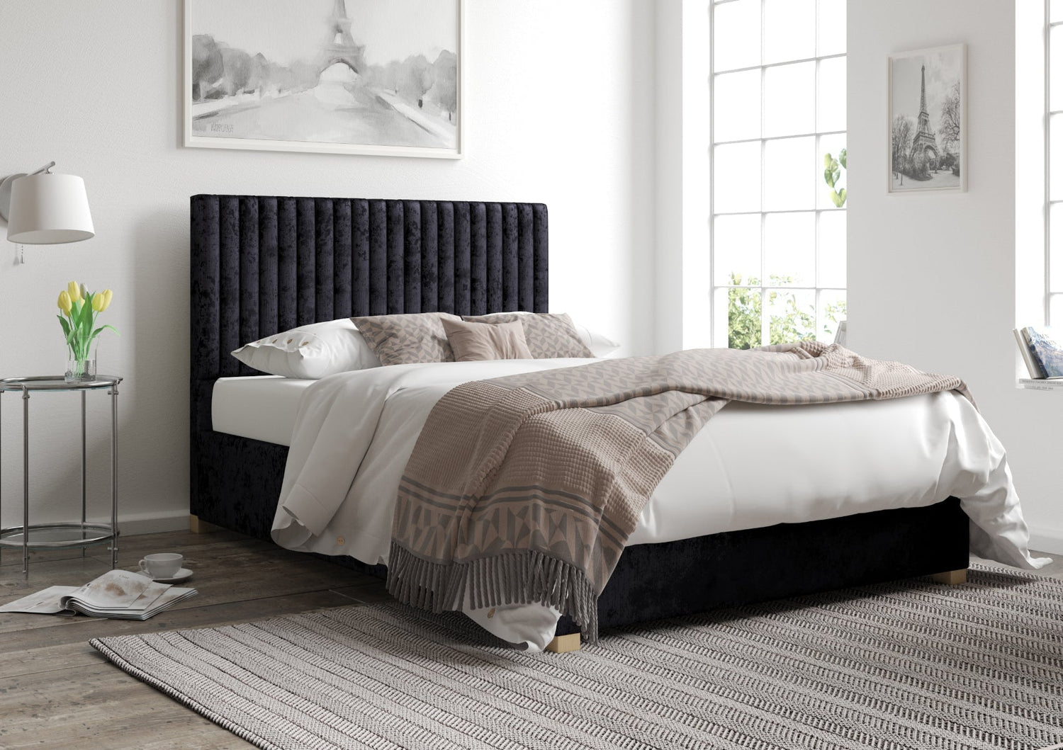 Black Double Beds - Time4Sleep