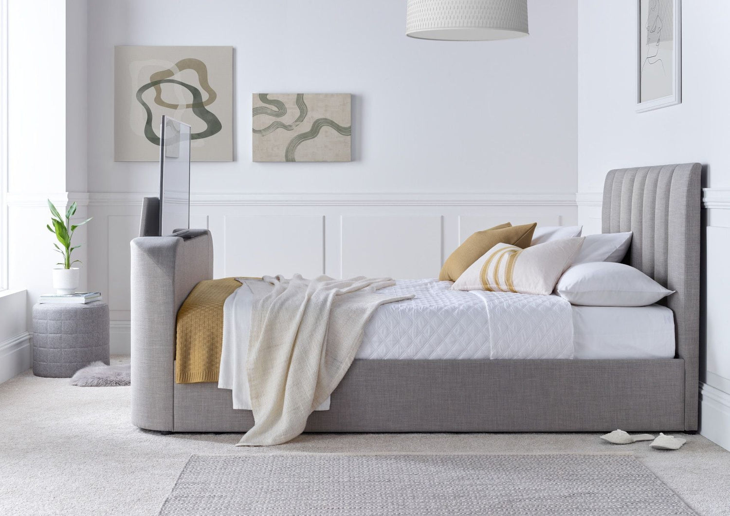 Grey King Size Beds - Time4Sleep