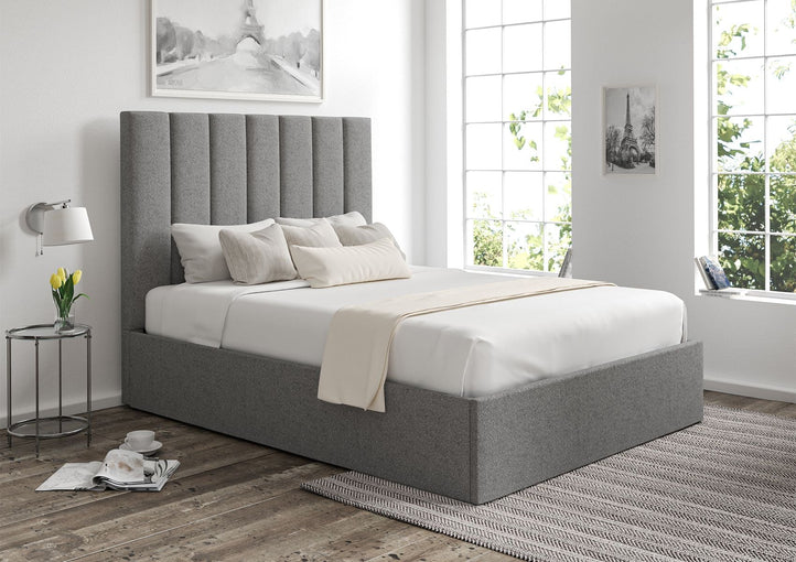 Grey Small Double Beds - Time4Sleep