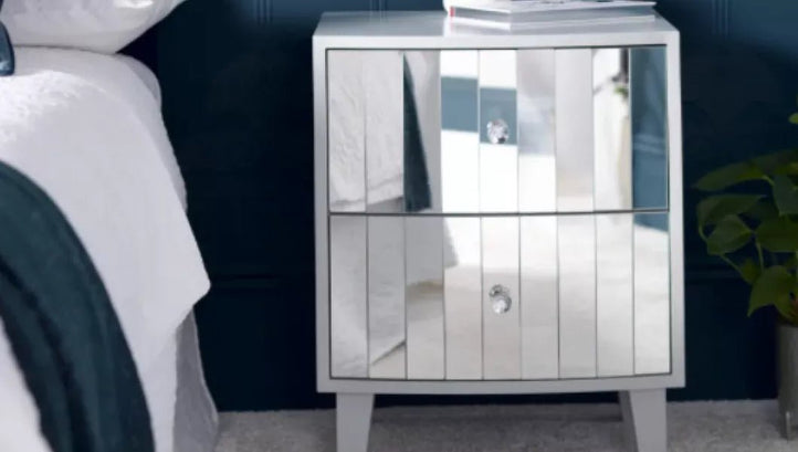 Mirrored Bedside Tables - Time4Sleep