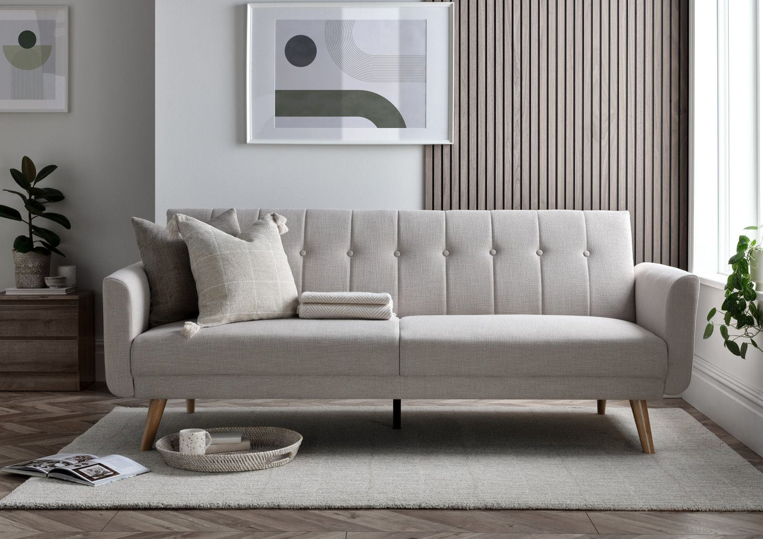 Natural & Beige Sofa Beds - Time4Sleep