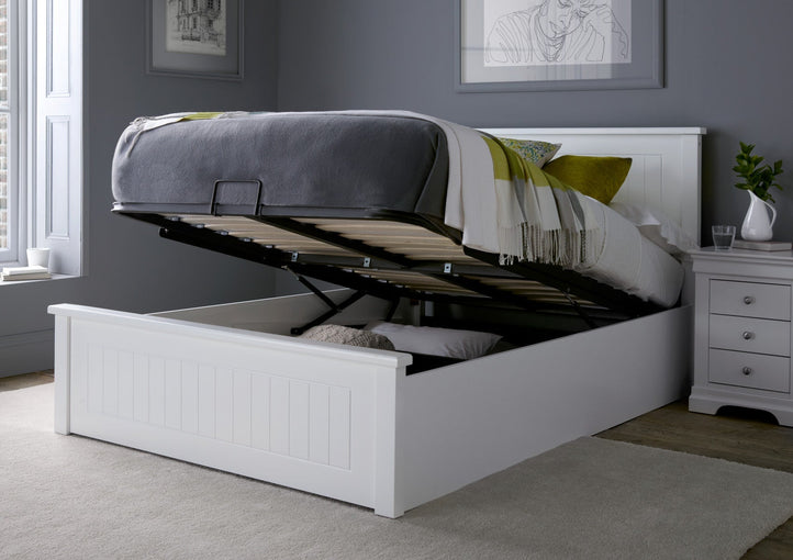 White Ottoman Beds - Time4Sleep