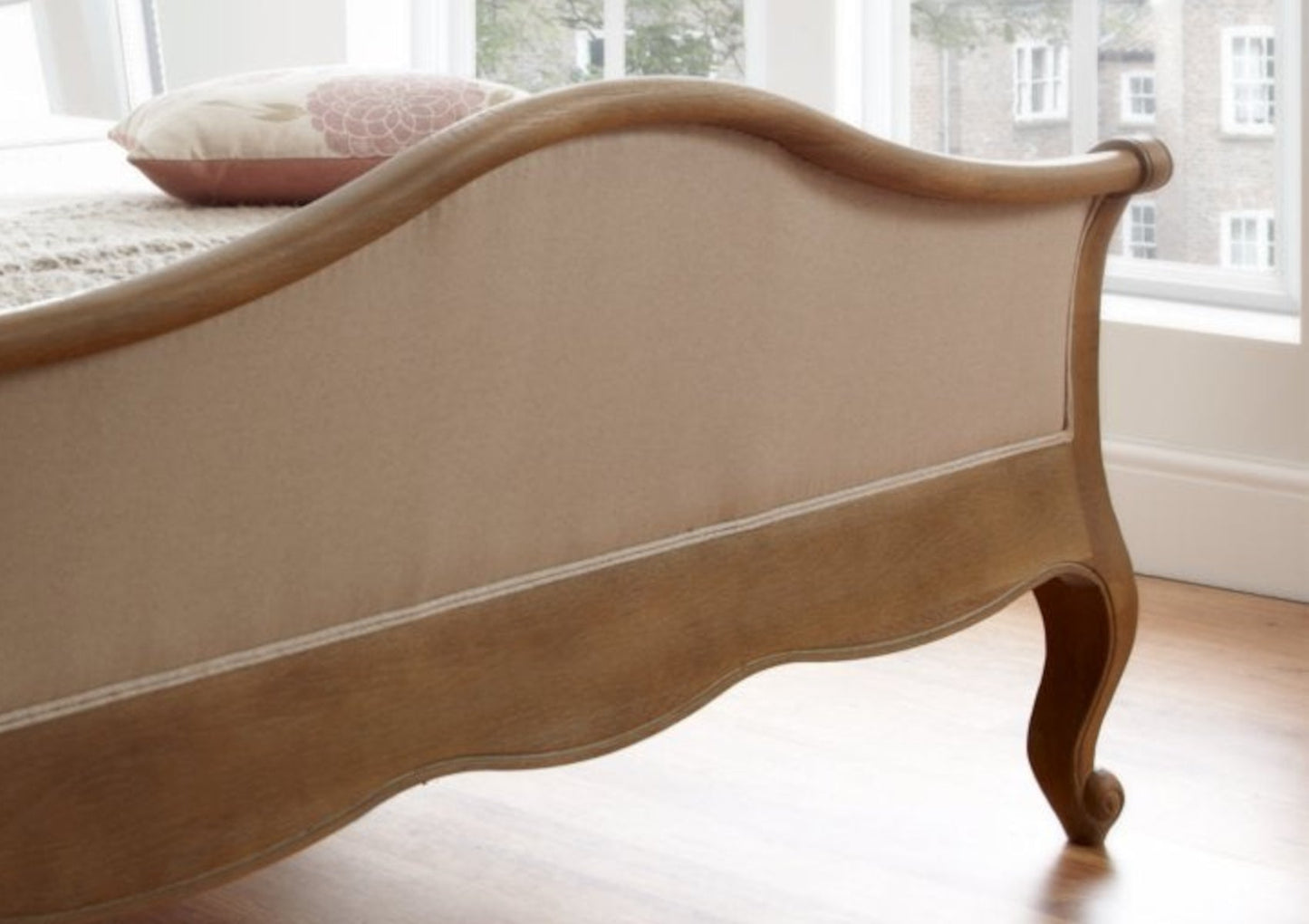 Amelia Oak King Size Bed Frame - HFE Bed Ho Nai