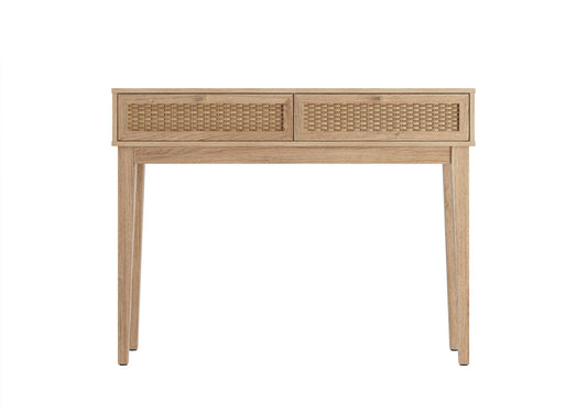 Newquay Rattan 2 Drawer Dressing Table Furniture time4sleepadmin
