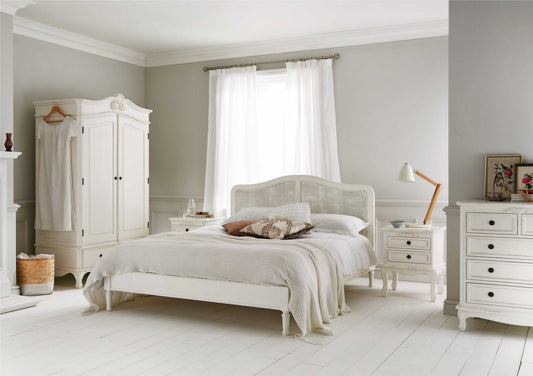 Bundle: Liberty Rattan Wooden Bed Frame - King Size Bed Frame Only, Sleep Sanctuary Cashmere 1500 Pocket Sprung Mattress - King Size Mattress Only Bundle time4sleepadmin