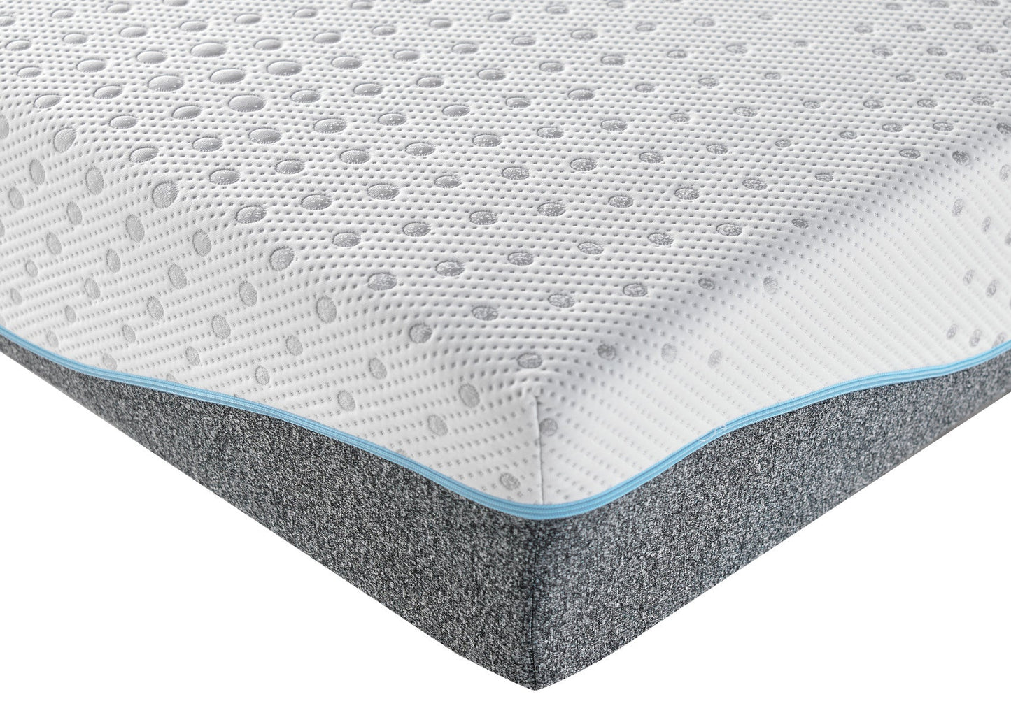 Bundle: Turin Boucle Ivory Upholstered Ottoman Super King Size Bed And Sleep Sanctuary OneLife Memory Pocket Super King Size Mattress Bundle time4sleepadmin