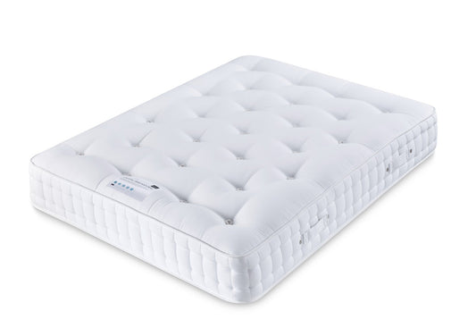 Bundle: Turin Trebla Charcoal Upholstered Ottoman Compact Double Bed And Sleep Sanctuary Crystal 3000 Pocket Compact Double Mattress Bundle time4sleepadmin