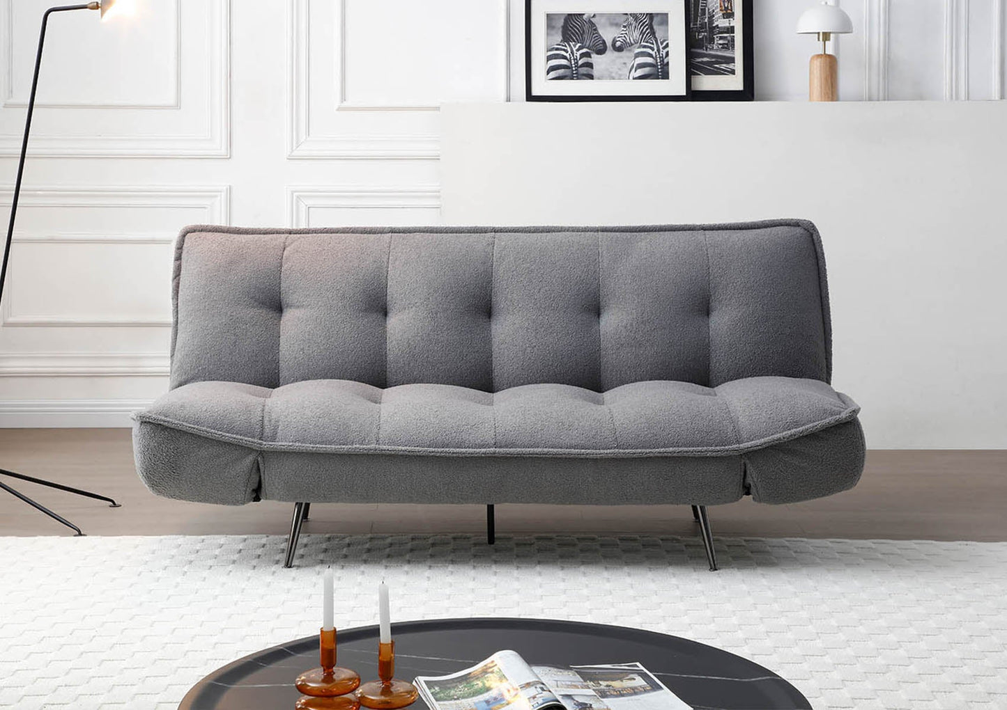 Cadance Grey Sofa Bed Furniture Limelight DSV