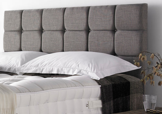 Cube Upholstered Floor Standing Headboard Furniture time4sleepadmin
