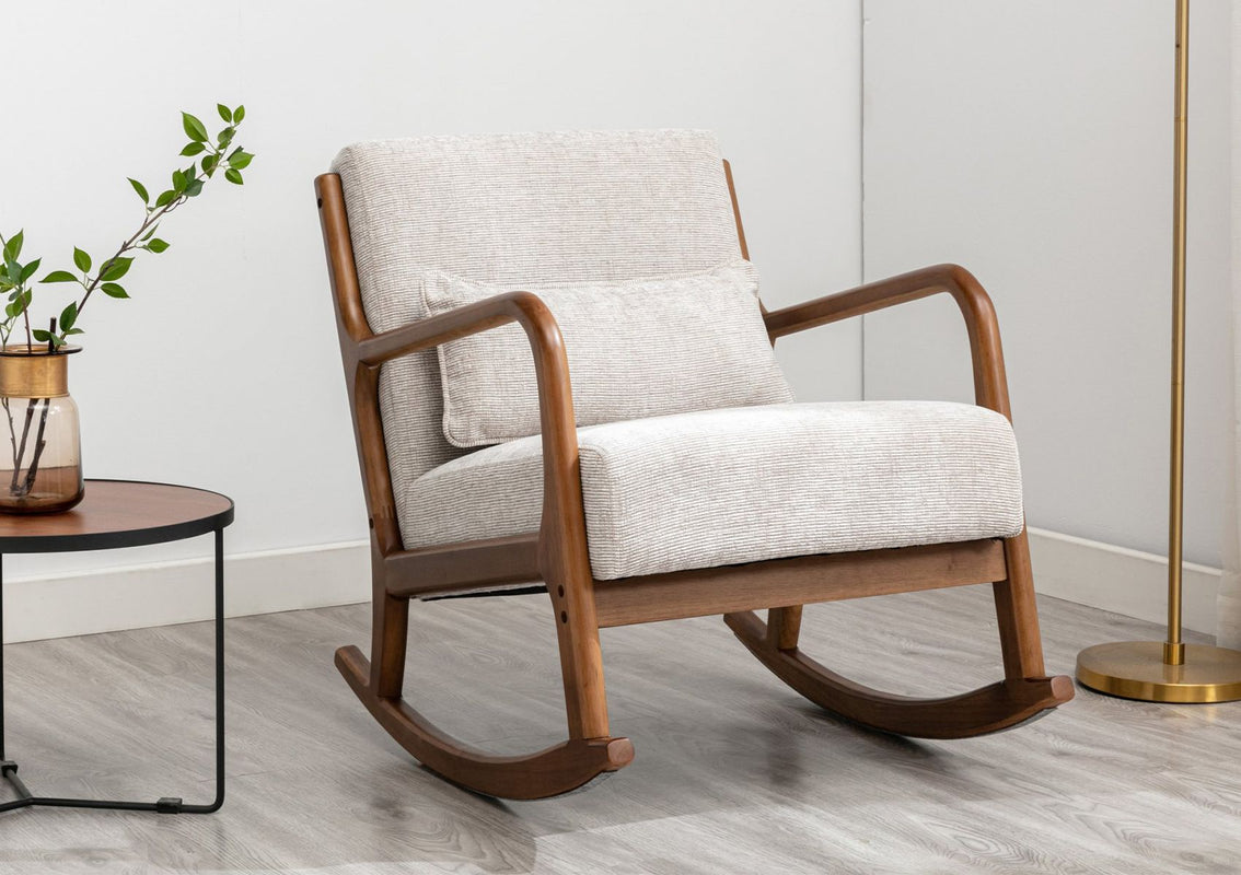 Cusco Natural Cream Rocking Chair – Time4Sleep