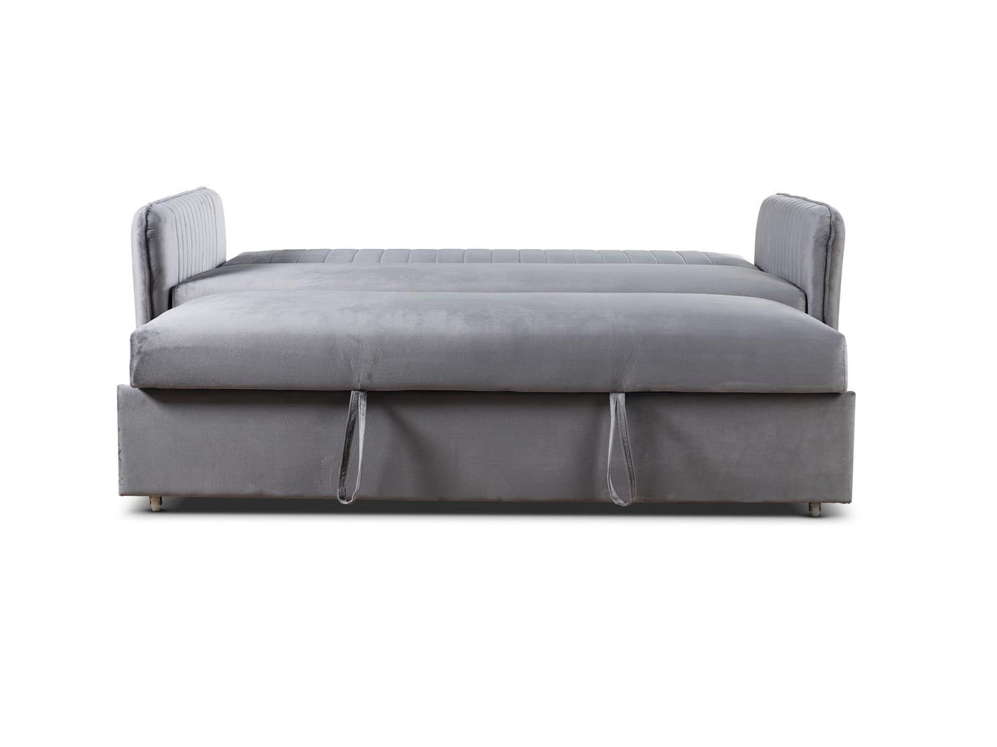 Derwent Grey Upholstered Sofa Bed Furniture Ritz Panel
