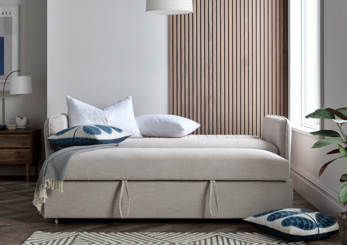 Derwent Oat Upholstered Sofa Bed - Furniture - Time4Sleep