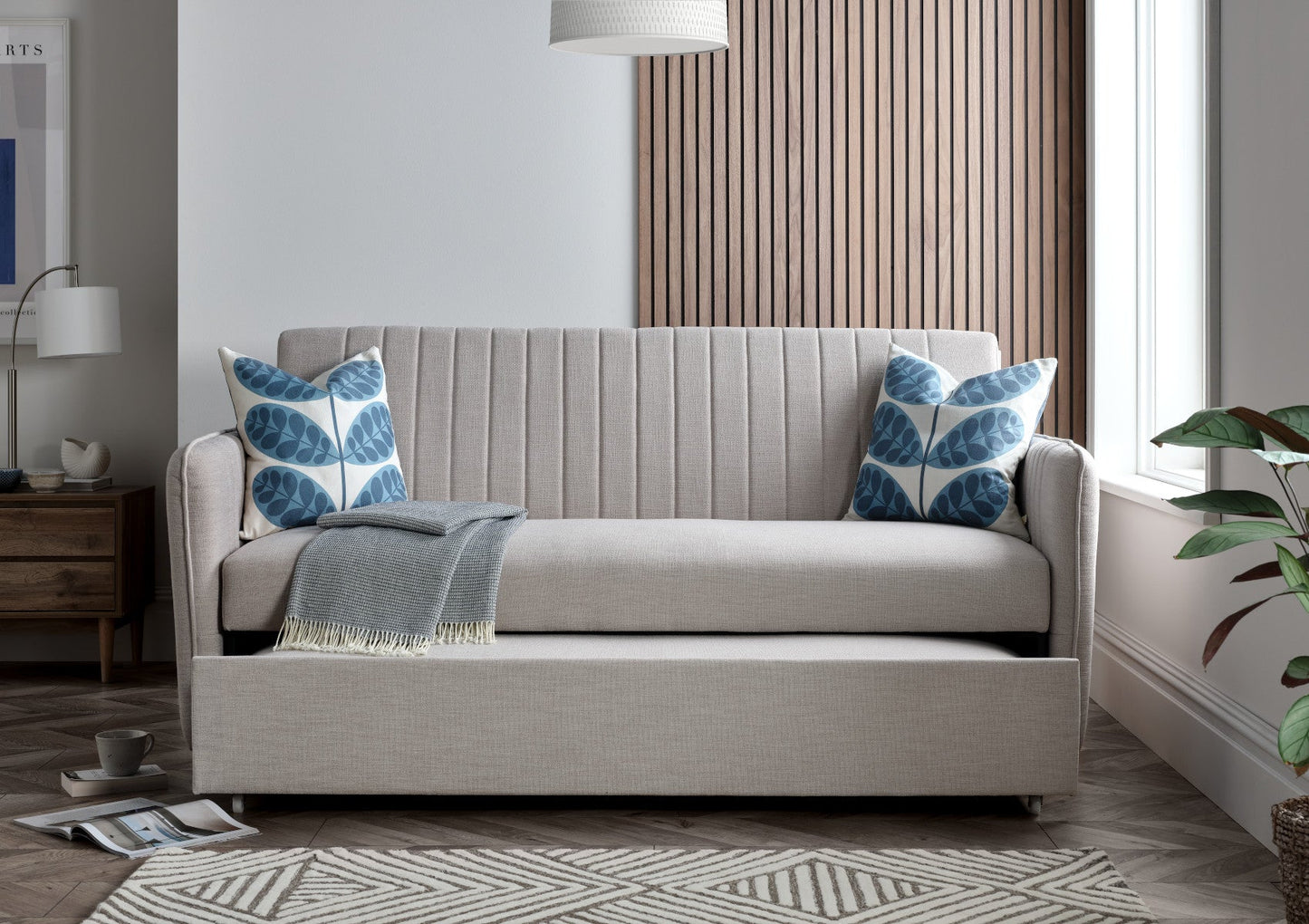 Derwent Oat Upholstered Sofa Bed - Furniture - Time4Sleep