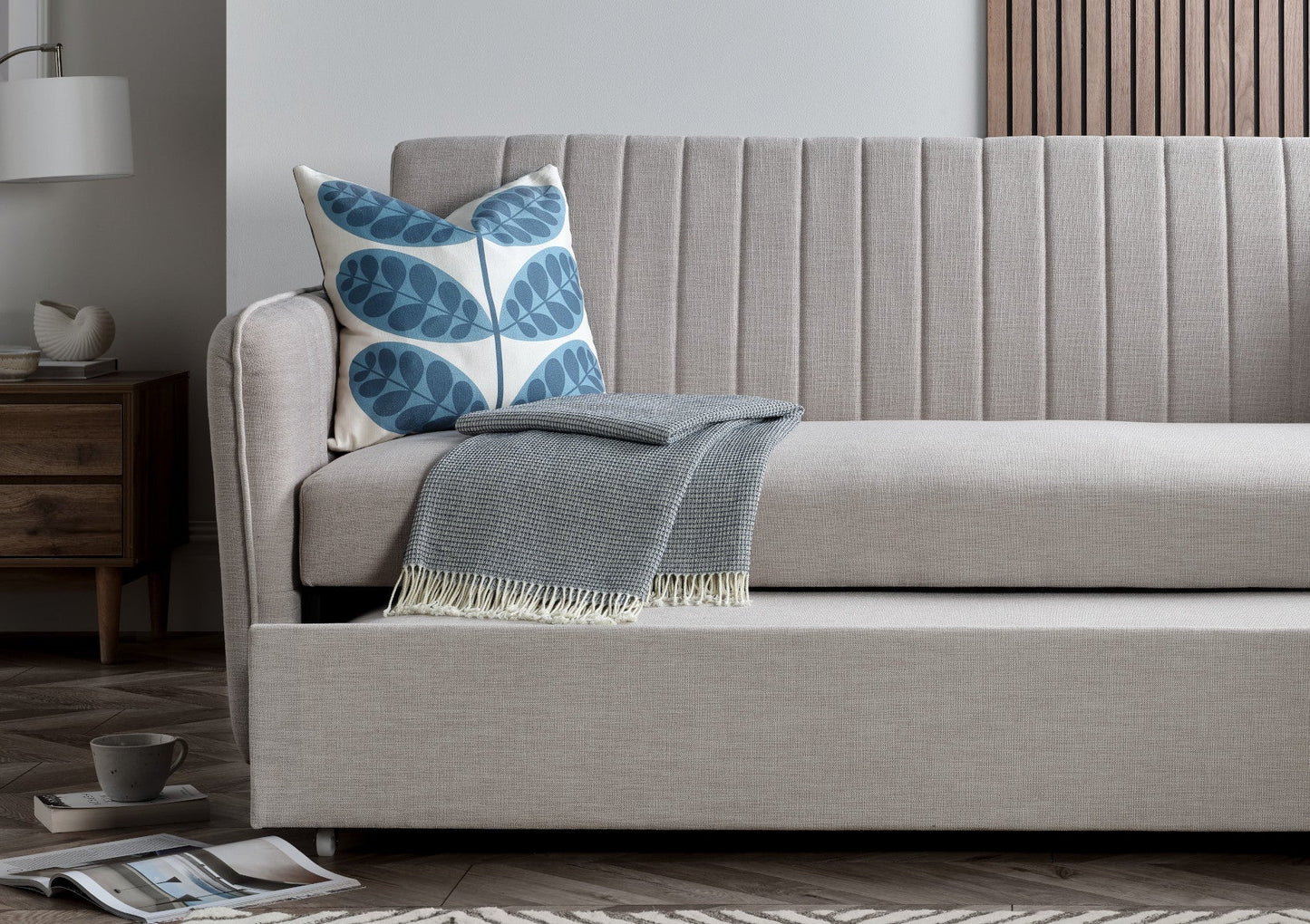 Derwent Oat Upholstered Sofa Bed - Furniture - Time4Sleep