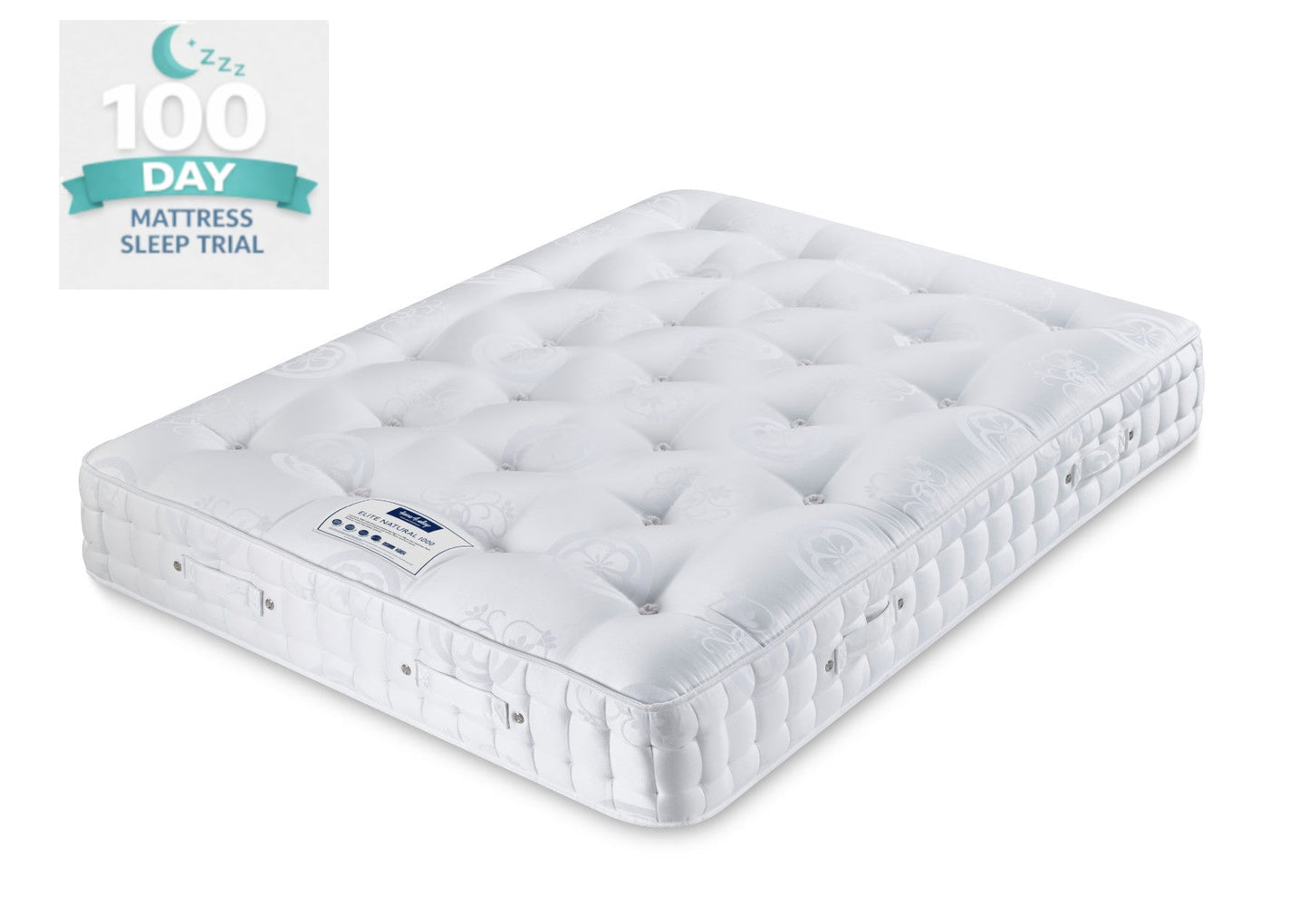Elite Natural 1000 Pocket Mattress Mattress Deluxe Single