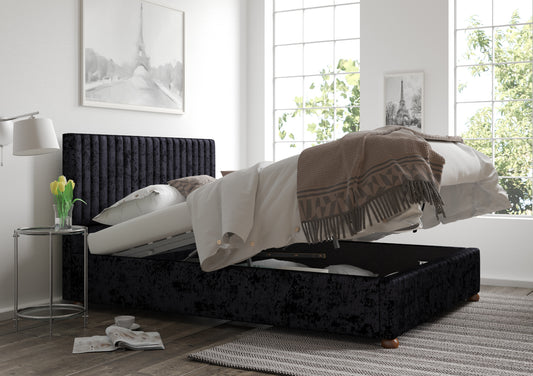 Naples Upholstered Ottoman Bed Frame Only Bed time4sleepadmin